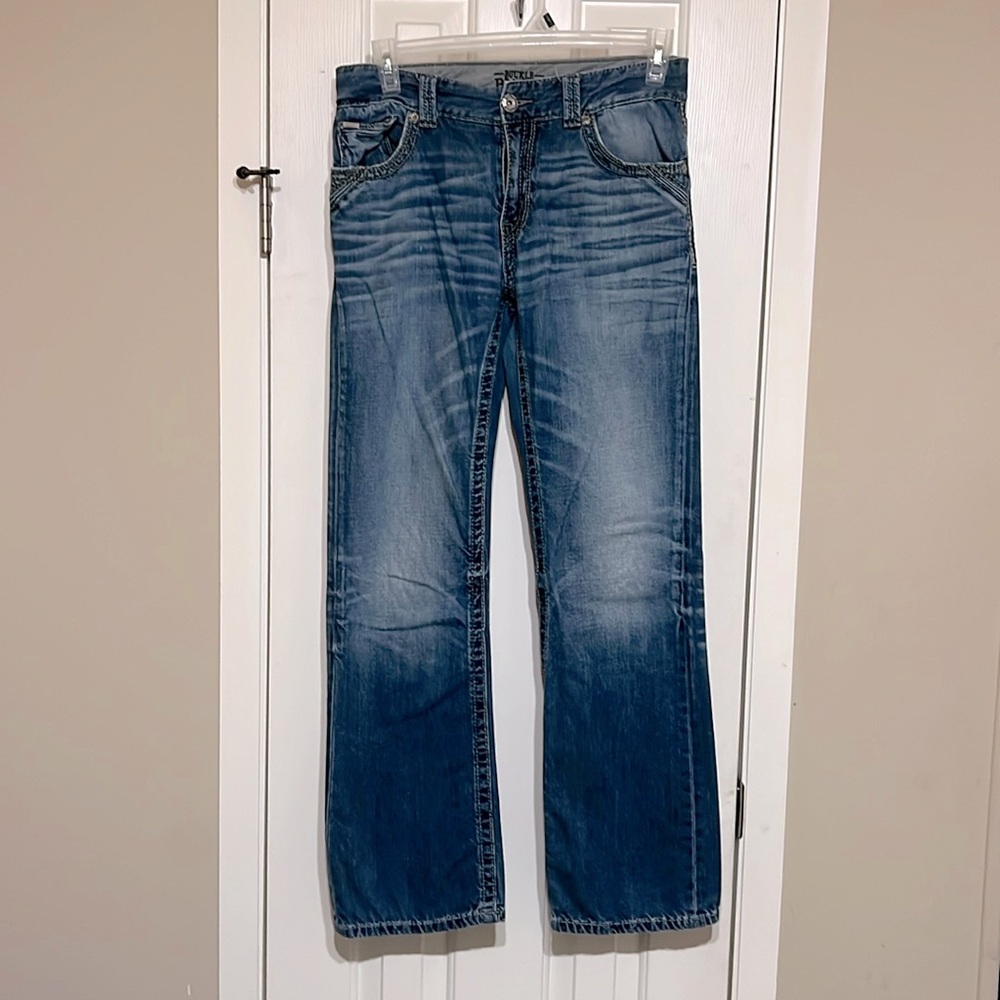Men’s Buckle Black jeans